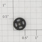 Lionel 161-3 Prewar O Gauge Baggage Cart Wheel with Axle