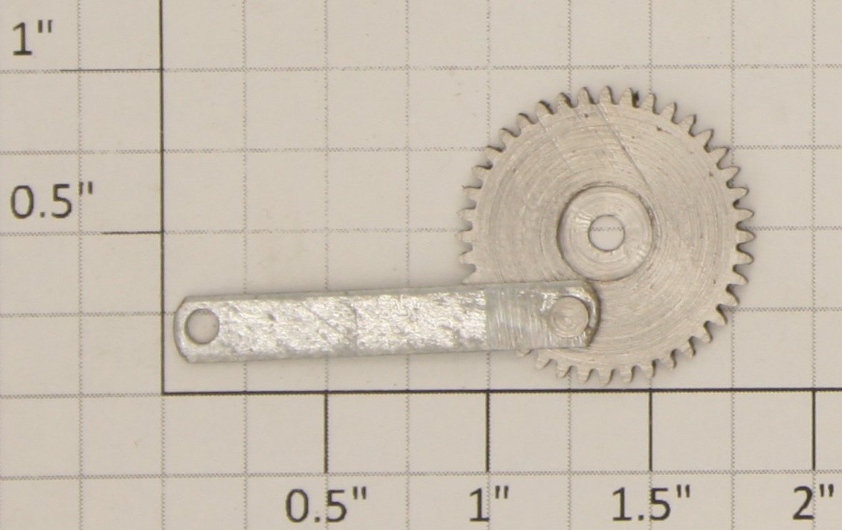 American Flyer XA12A202 S Scale Handcar Gear & Link Assembly