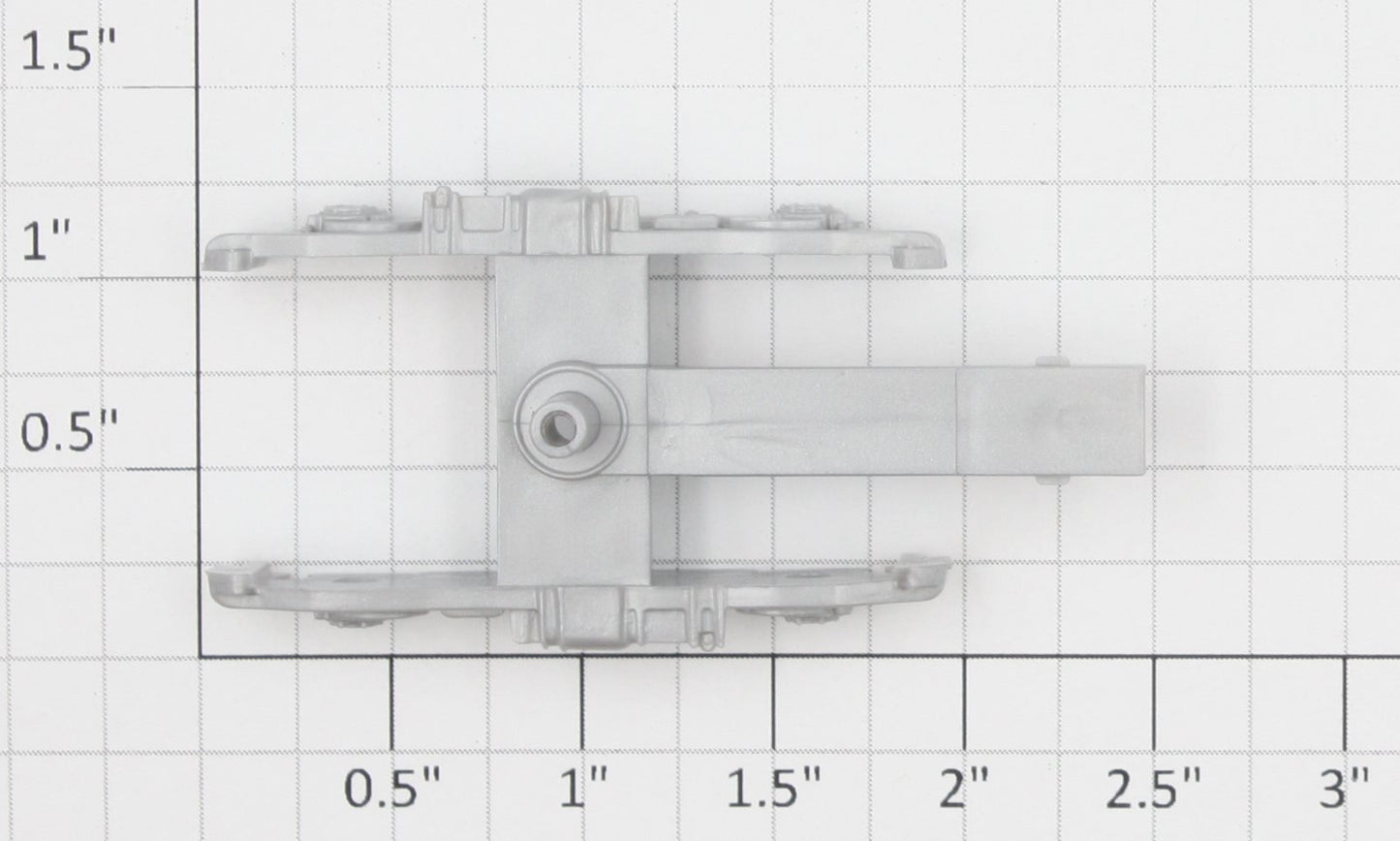 Athearn 60411 HO Silver Plastic Passenger Truck Frame