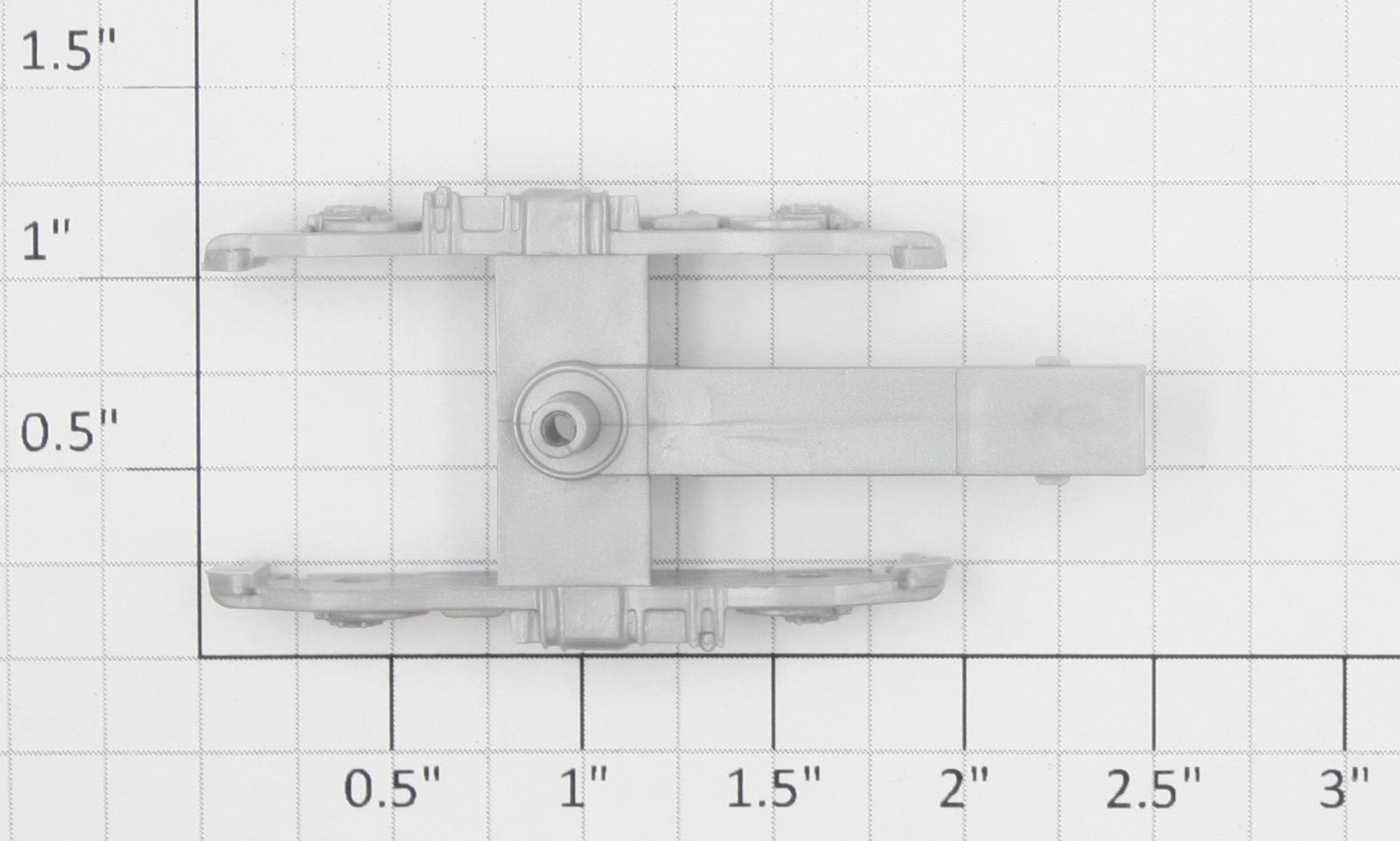 Athearn 60411 HO Silver Plastic Passenger Truck Frame