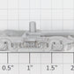 Athearn 60411 HO Silver Plastic Passenger Truck Frame