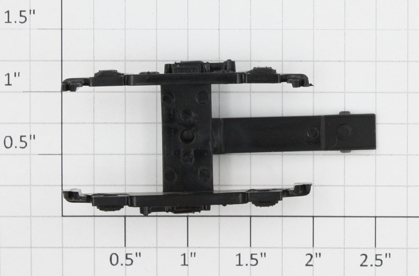 Athearn 60401 HO Black Plastic Passenger Truck Frame