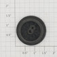 Lionel 249E-19 Black Closed Spoked 1-9/16" Gear Wheel w Black Rim-No Stud