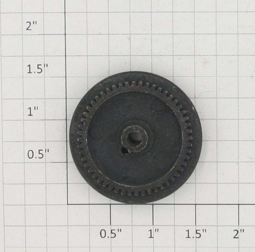 Lionel 249E-19 Black Closed Spoked 1-9/16" Gear Wheel w Black Rim-No Stud