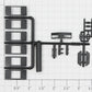 Athearn 60181 HO SD50 Cab Trim Kit