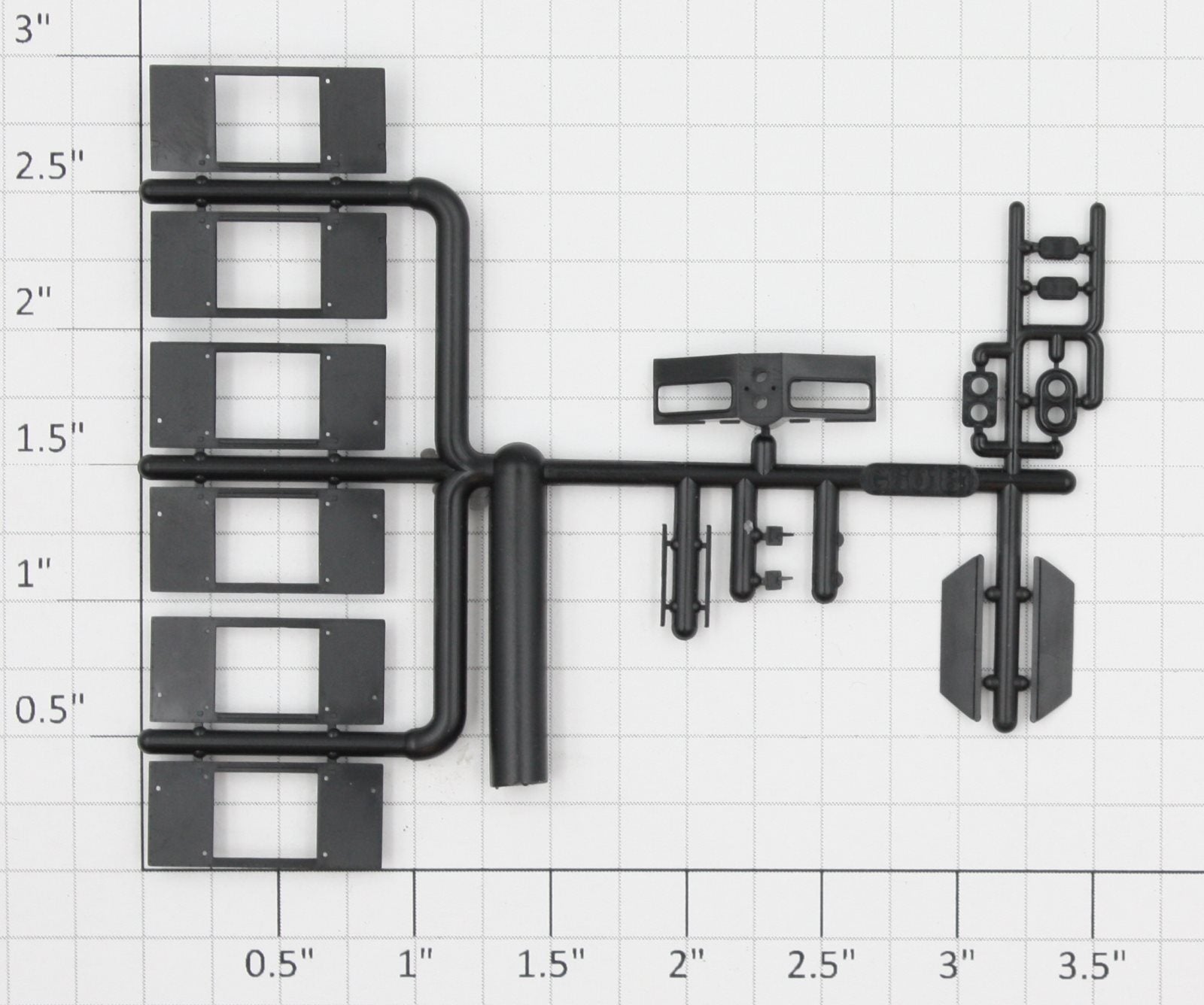 Athearn 60181 HO SD50 Cab Trim Kit
