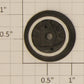 American Flyer PA15031 Docksider Plastic Flanged Wheel