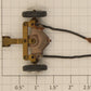 American Flyer XA16B112 Front End Steering Mount with Wheels and Tires