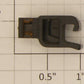 American Flyer PA15B215A S Scale Non-Operating Knuckle Coupler without Hole