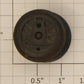 American Flyer XA15A220A Pull-Mor Black Plastic Wheel Axle and Gear Assembly