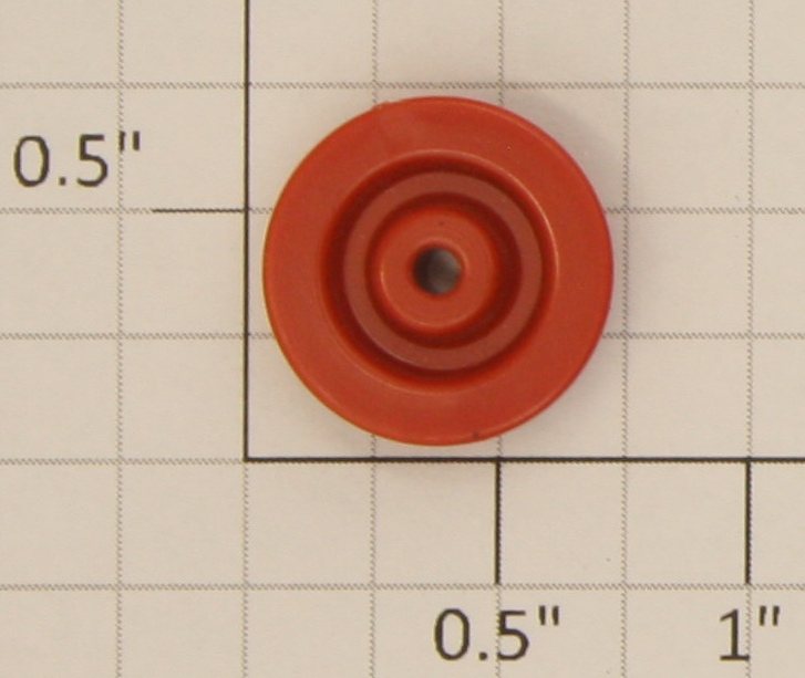 American Flyer PA9990F Franklin / Washington Red Plastic Front Wheel