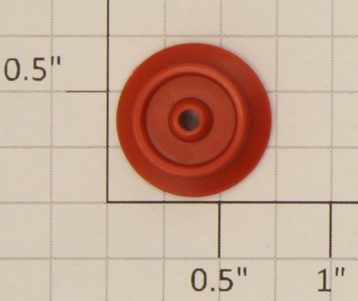 American Flyer PA9990F Franklin / Washington Red Plastic Front Wheel