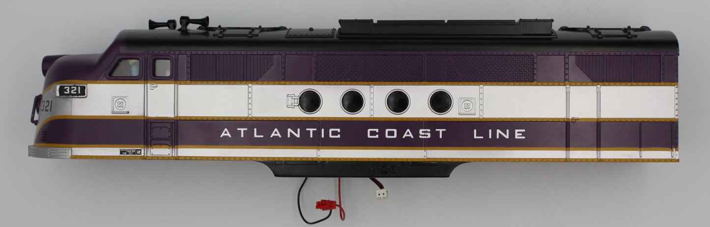 Lionel 82294-2 Atlantic Coast Line F3 Diesel Locomotive Body Shell #321