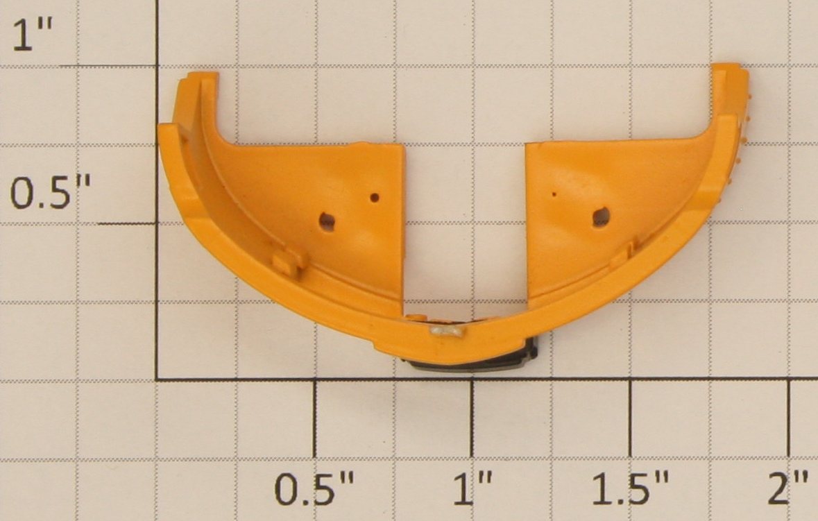 S-Helper 661-11-02-Y Denver & Rio Grande Western Yellow Hi Rail Pilot Front Unit