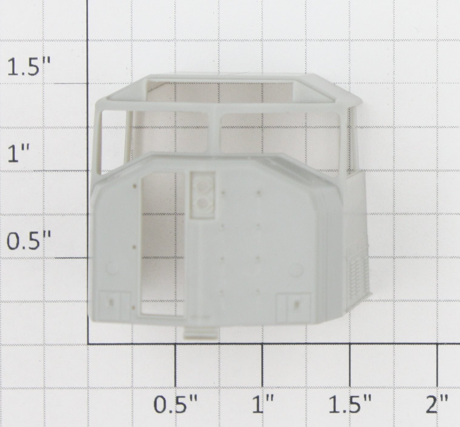 Roundhouse 60209 HO SD70 Unpainted Cab Shell