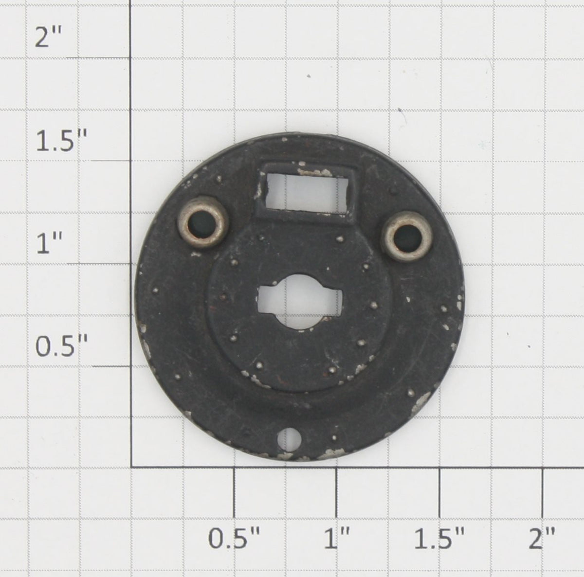 Lionel 259E-72 Black Boiler Front Frame with Lens Bezels