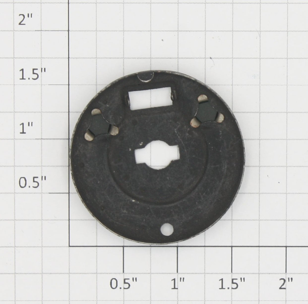 Lionel 259E-72 Black Boiler Front Frame with Lens Bezels