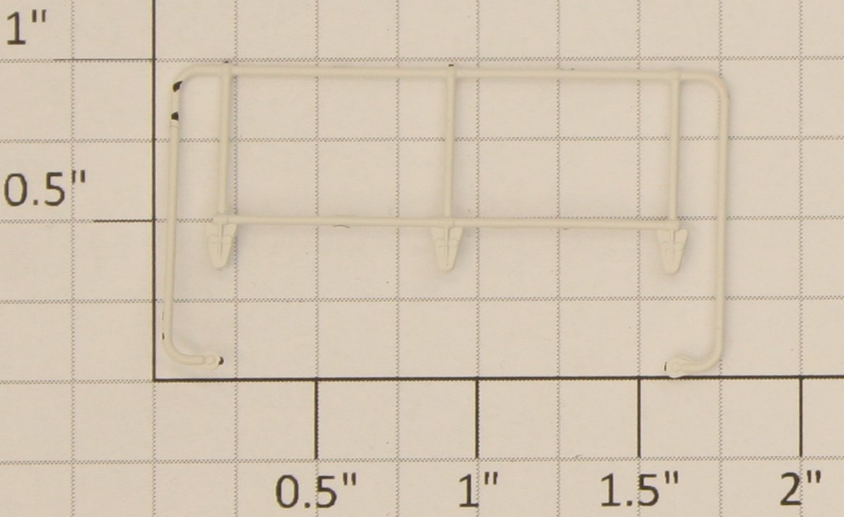 S-Helper 653-12-01-WH Switcher White End Railing