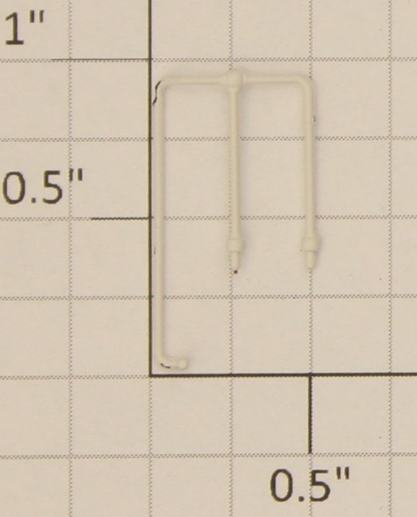 S-Helper 653-12-04-WH Switcher Front Right White Railing