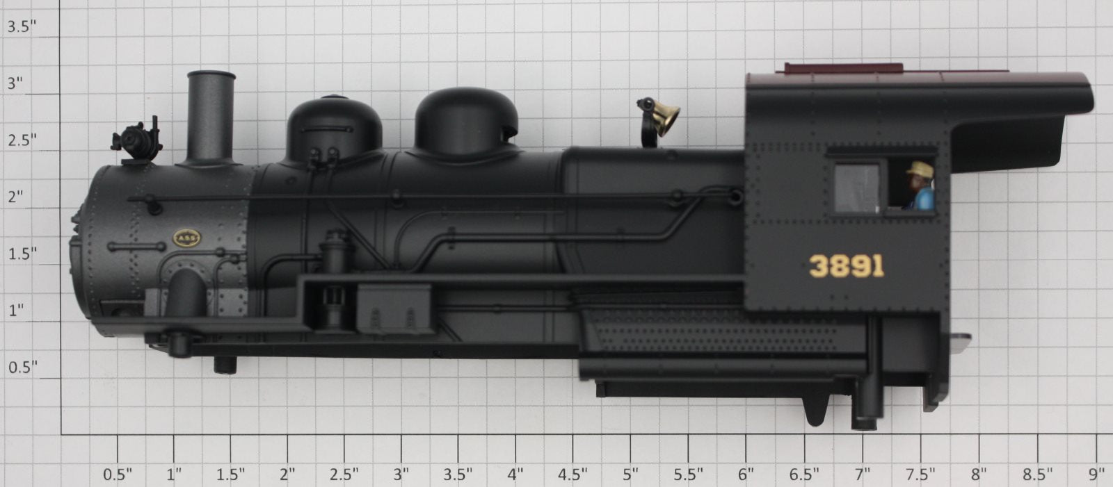 Lionel 82973-2 #3891 Pennsylvania 0-4-0 Boiler Shell