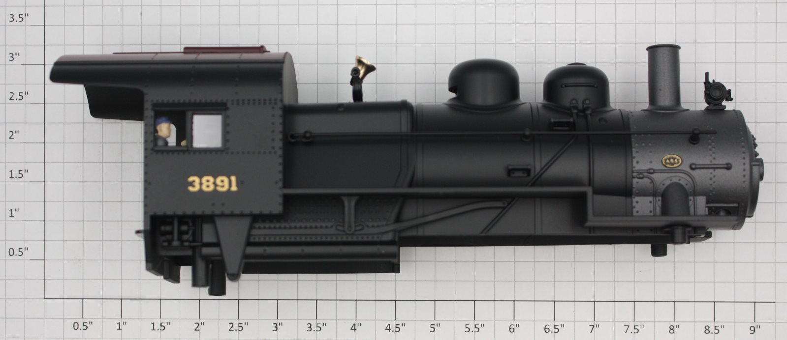 Lionel 82973-2 #3891 Pennsylvania 0-4-0 Boiler Shell