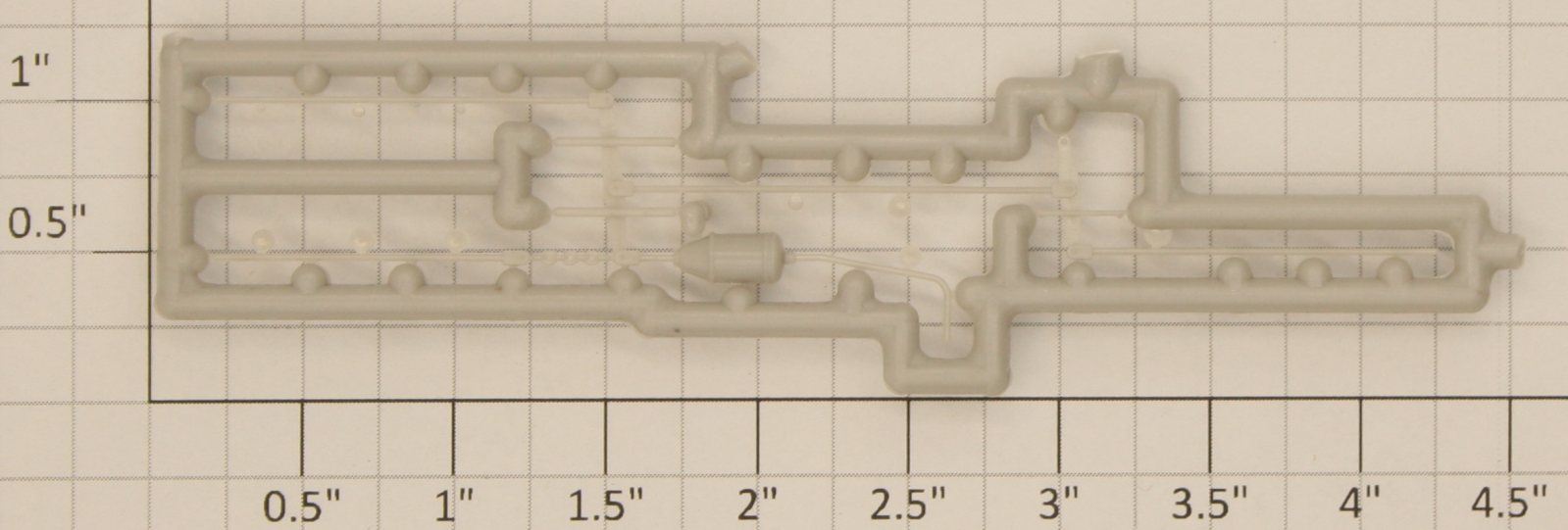 S-Helper 652-04-02 Unpainted Cylinder, Brake, Lever, and Rigging Sprue