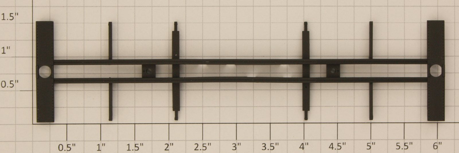 S-Helper 656-03-01-BK Reefer Fishbelly Black Underframe