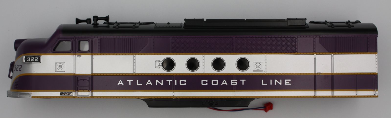 Lionel 82295-2 #322 Atlantic Coast Line F3 Diesel Locomotive Body Shell