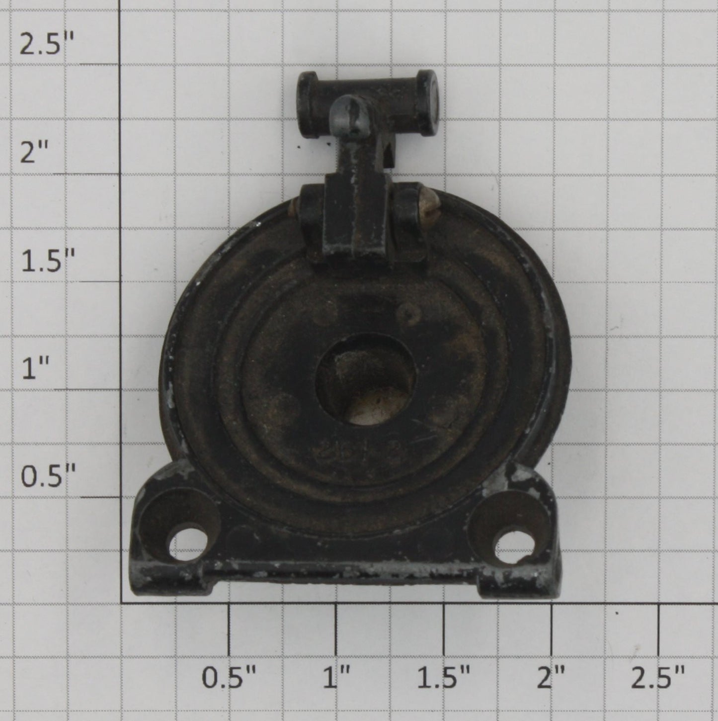 Lionel 261-2 Gunmetal Boiler Front with Latch-No Marker Lens