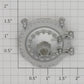Lionel 8600-13-1 Silver Painted Non-Opening Boiler Front without Jewels
