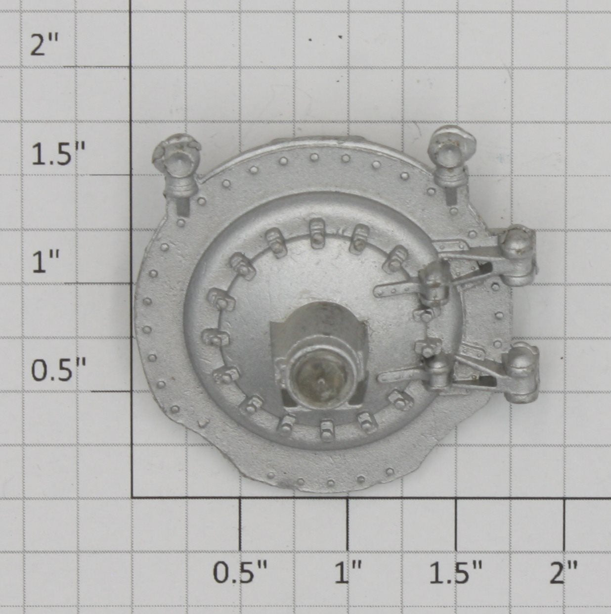 Lionel 8600-13-1 Silver Painted Non-Opening Boiler Front without Jewels