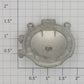 Lionel 8600-13-1 Silver Painted Non-Opening Boiler Front without Jewels
