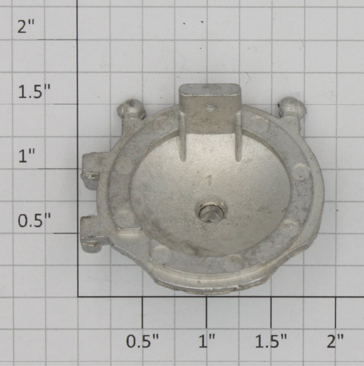 Lionel 8600-13-1 Silver Painted Non-Opening Boiler Front without Jewels