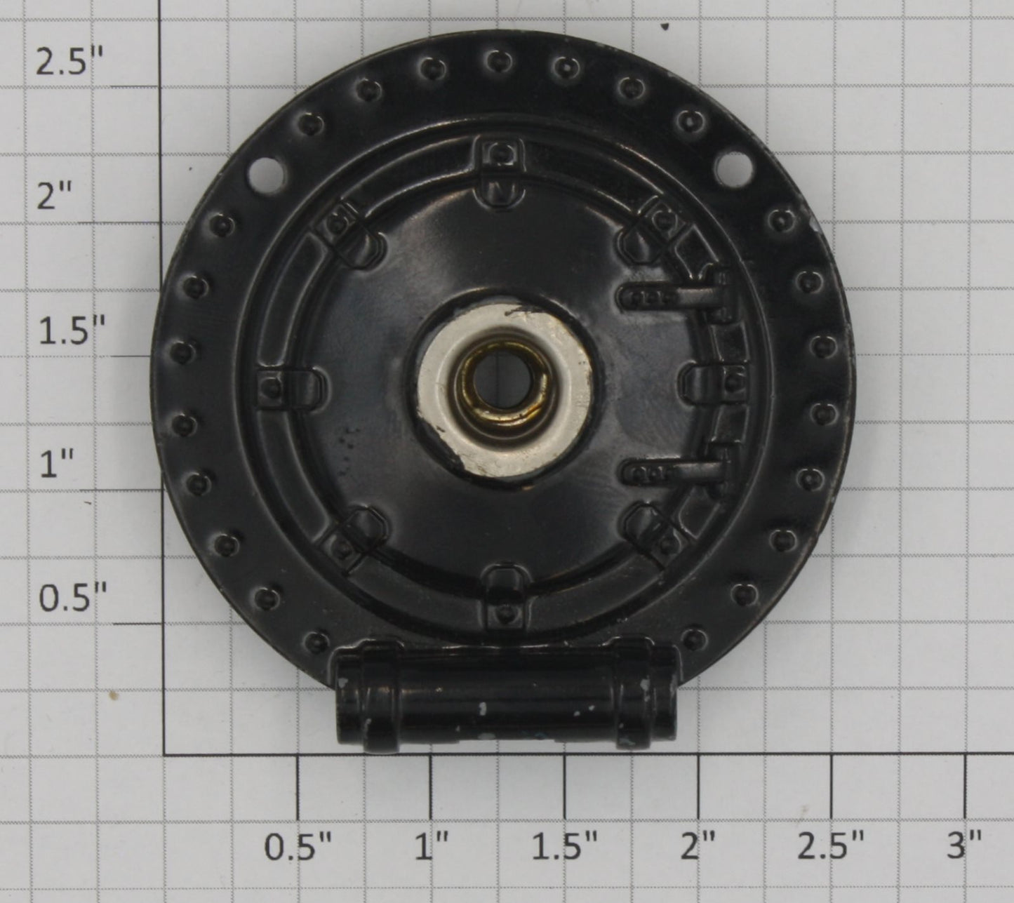 Lionel 384-29 Standard Gauge Black Boiler Front with Screw Base Lamp Socket