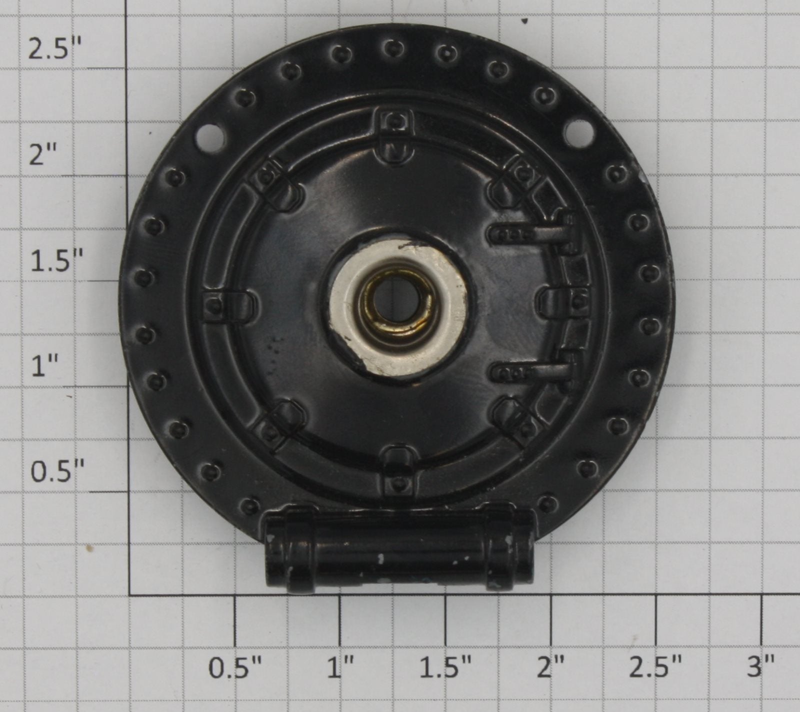 Lionel 384-29 Standard Gauge Black Boiler Front with Screw Base Lamp Socket