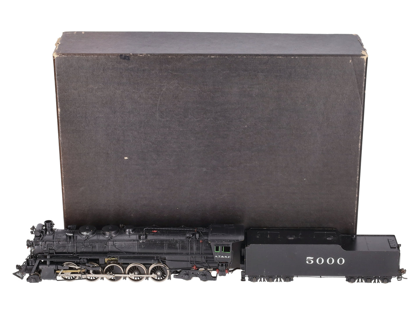 Hallmark Models HO BRASS ATSF 5000 Series 2-10-4 Steam Loco/Tender EX/Box