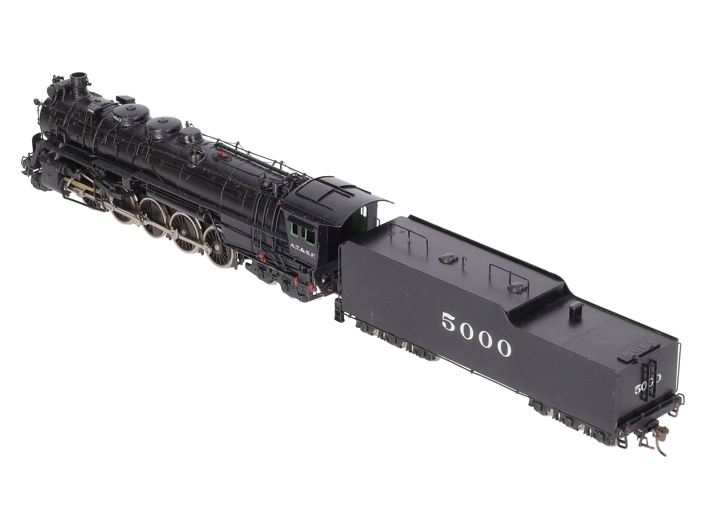 Hallmark Models HO BRASS ATSF 5000 Series 2-10-4 Steam Loco/Tender EX/Box