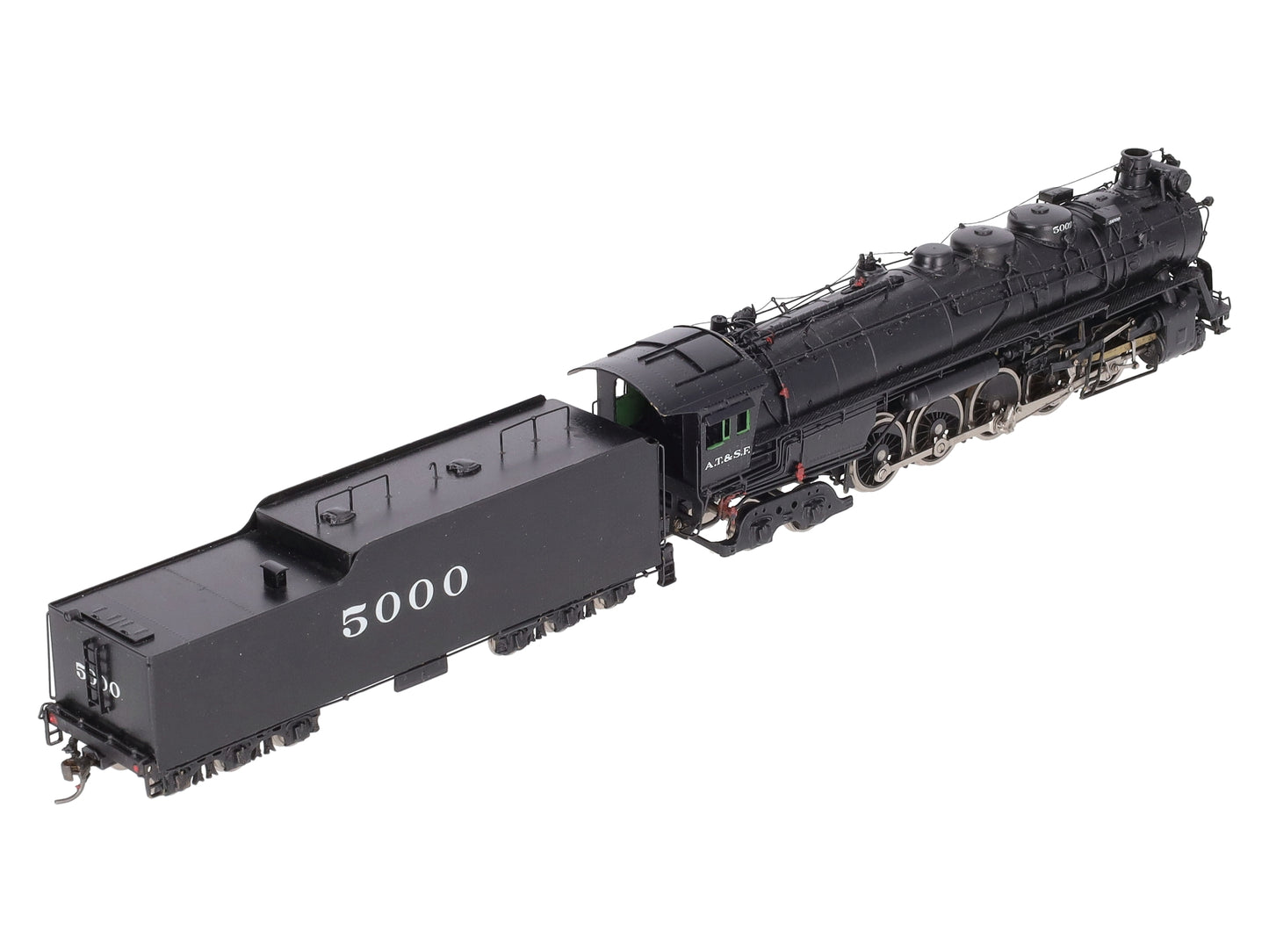 Hallmark Models HO BRASS ATSF 5000 Series 2-10-4 Steam Loco/Tender EX/Box