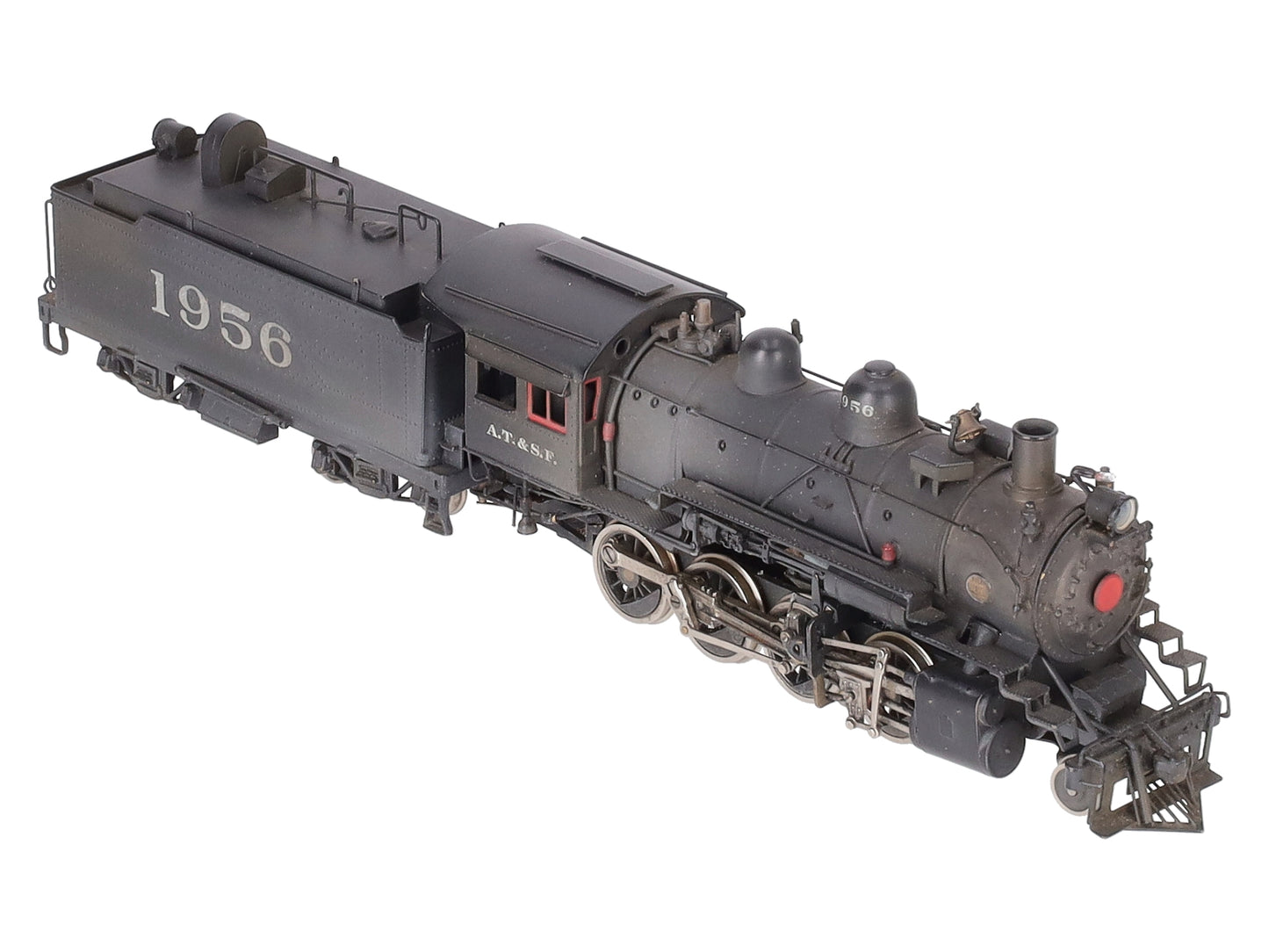 United Models HO Brass Santa Fe 2-8-0 Consolidation Locomotive -Painted VG/Box