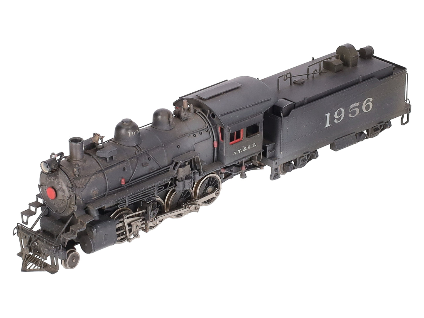 United Models HO Brass Santa Fe 2-8-0 Consolidation Locomotive -Painted VG/Box