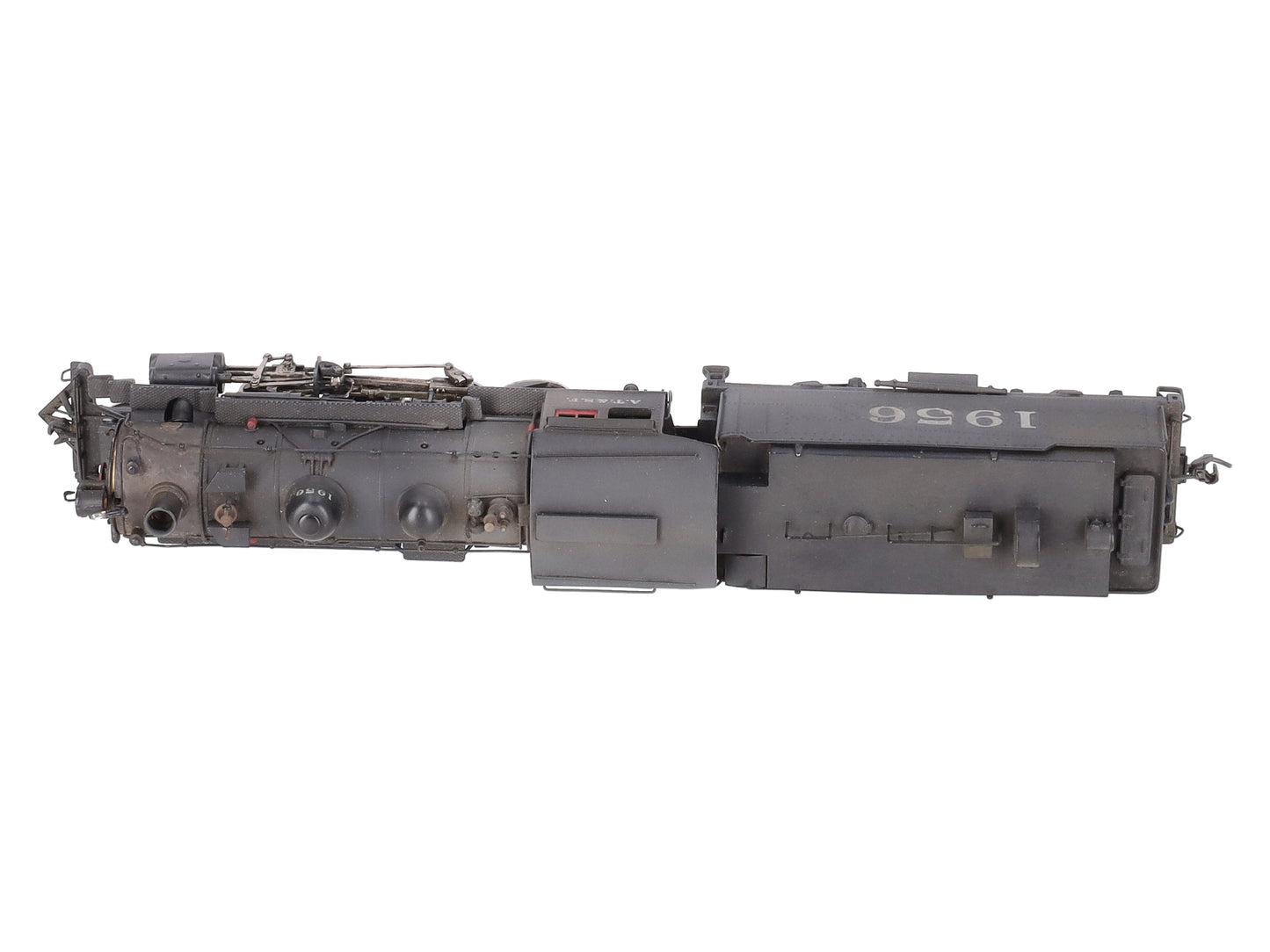 United Models HO Brass Santa Fe 2-8-0 Consolidation Locomotive -Painted VG/Box