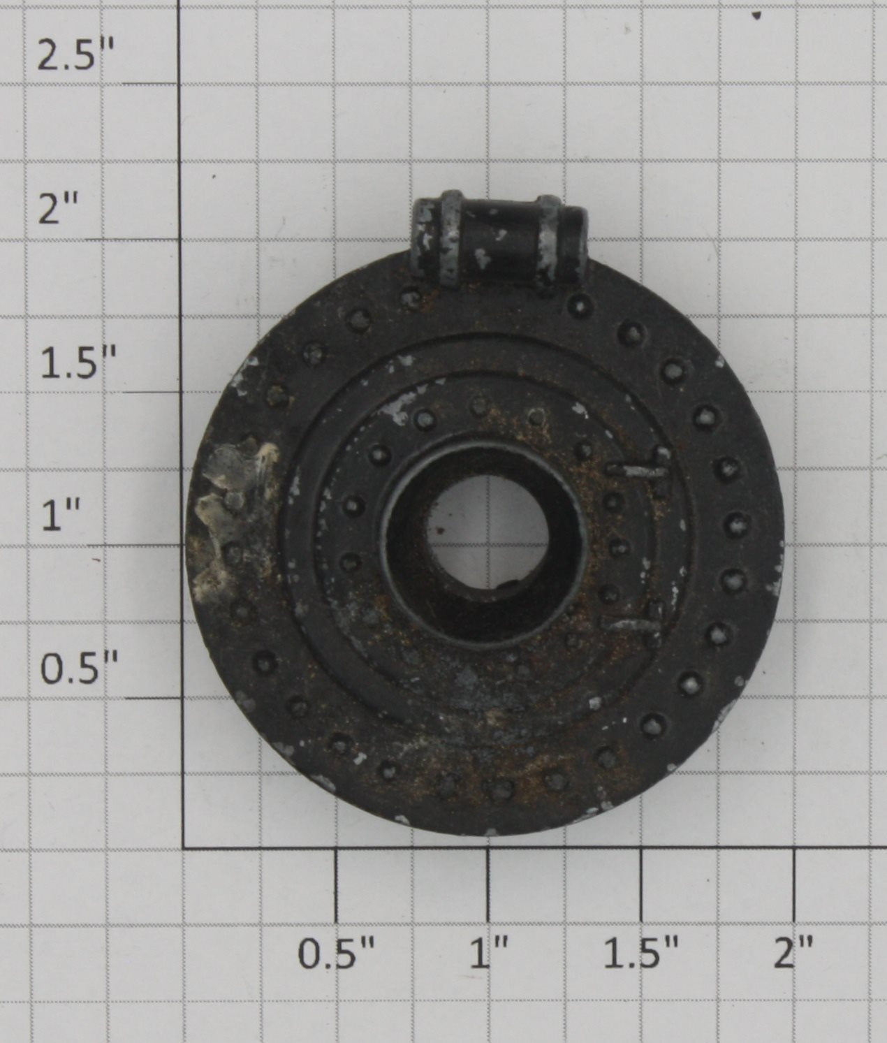 Lionel 257-10X Black Boiler Front without Lens