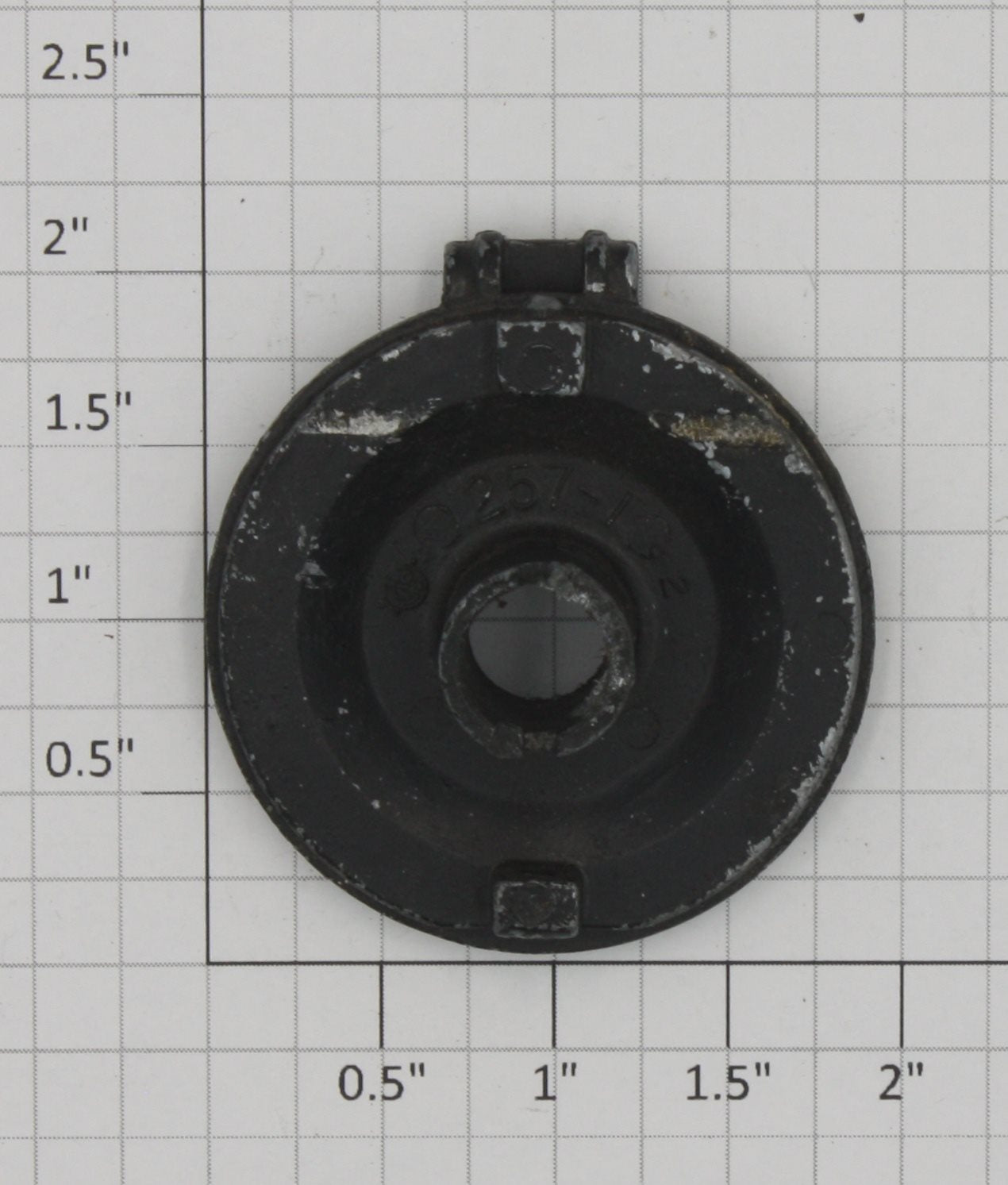 Lionel 257-10X Black Boiler Front without Lens