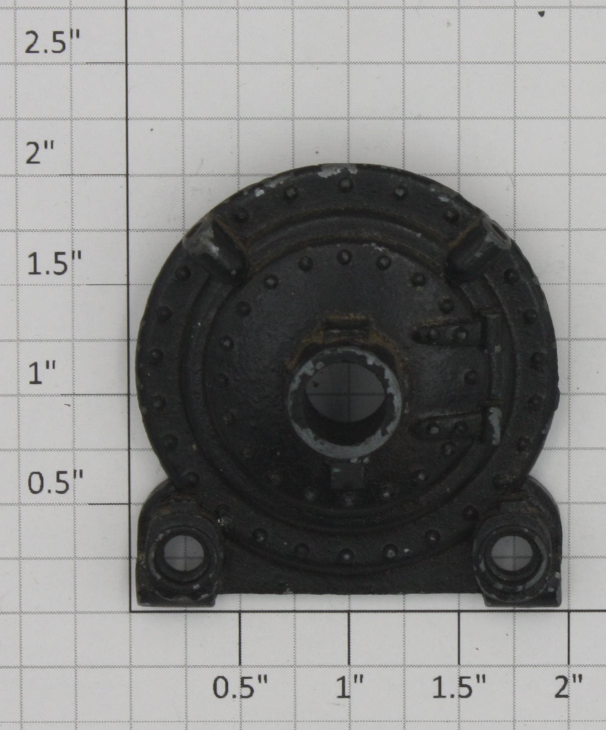 Lionel 261-2 Black Boiler Front with Flag Holders