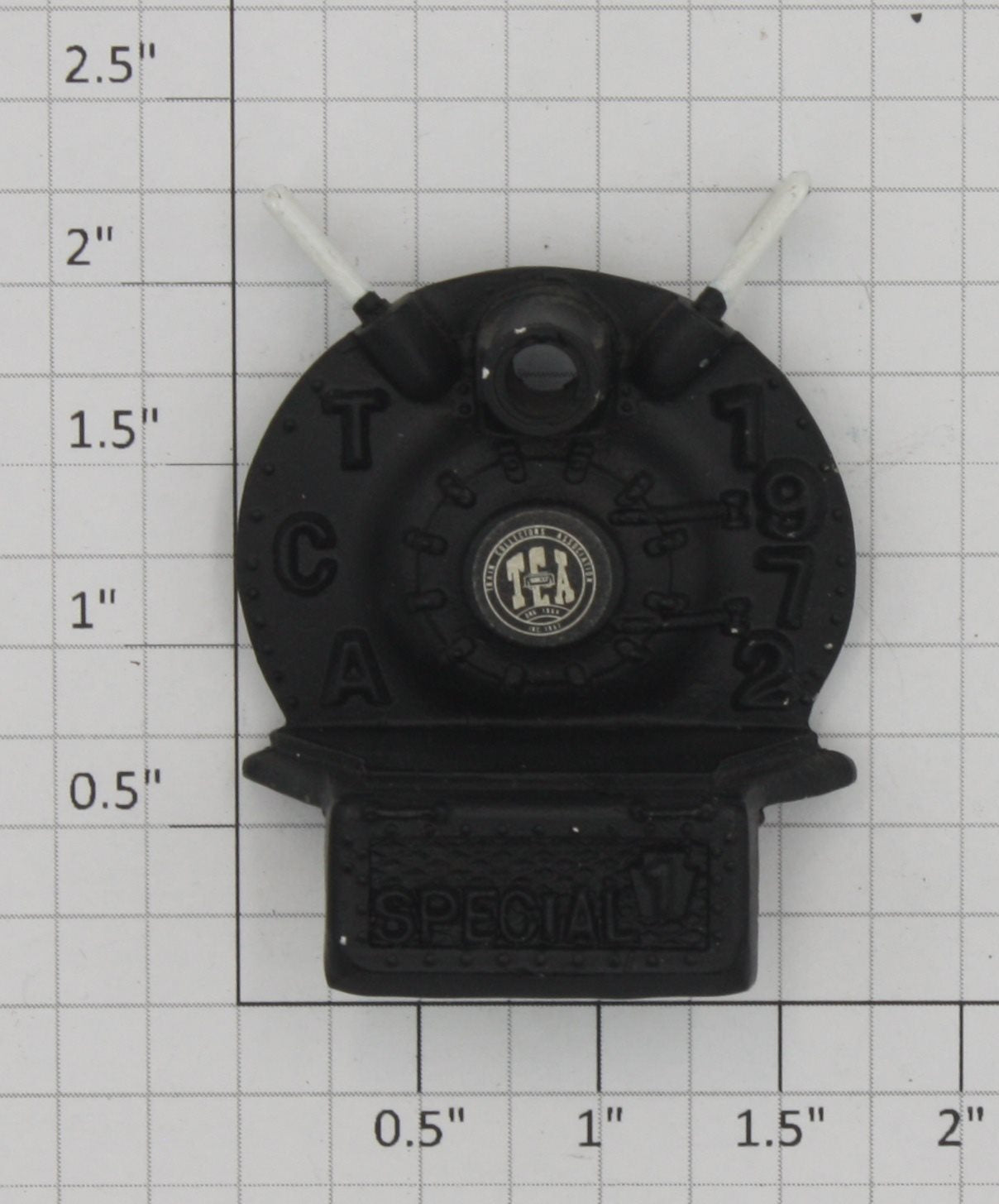 Lionel 671-196 TCA 1972 6-8-6 Turbine Locomotive Boiler Front w/ Flags and Decal