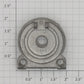 Lionel 261-2 Unpainted Boiler Front w/Flag Holders