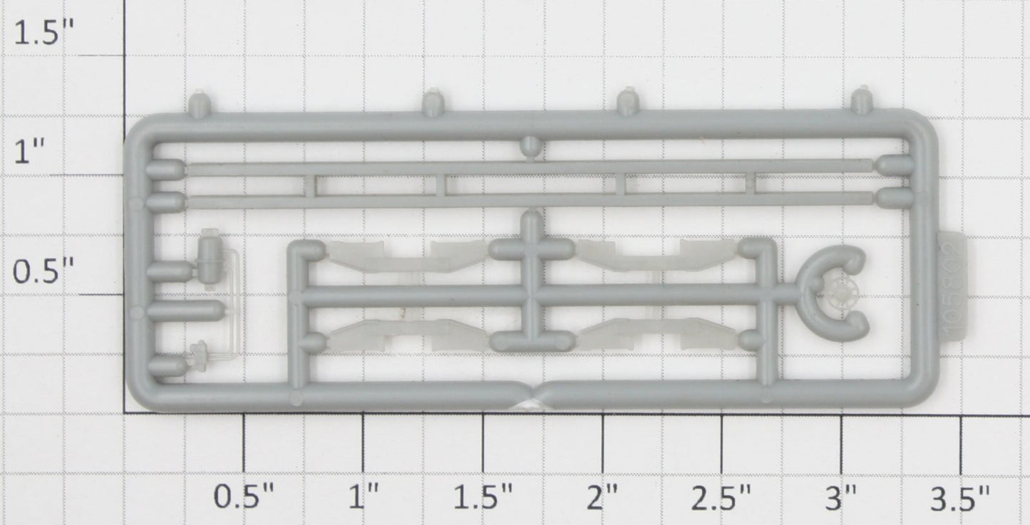 Athearn 105802 Unpainted N Scale Gray Boxcar Trim Kit