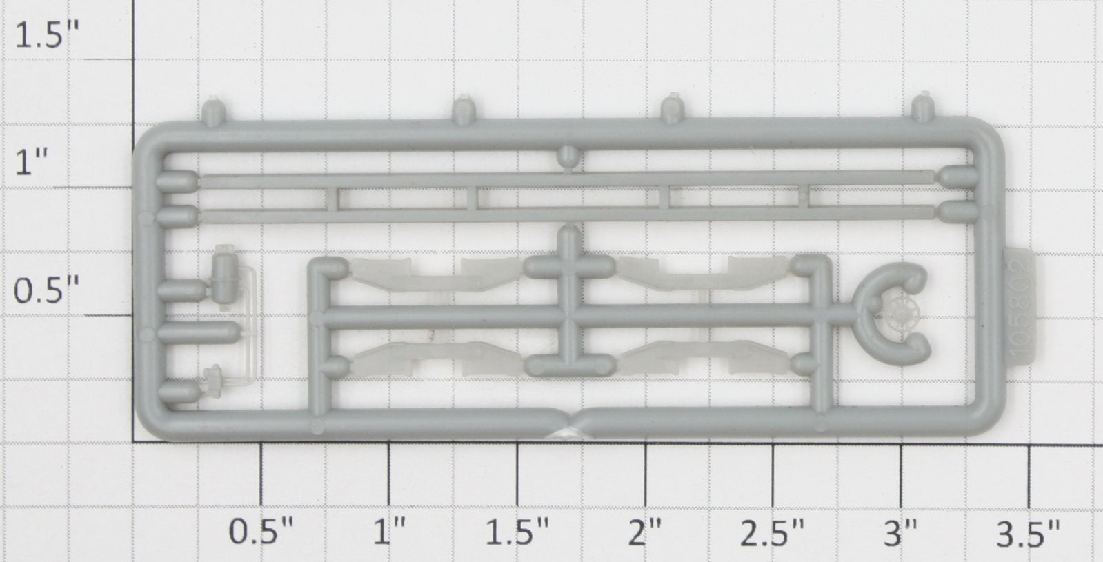 Athearn 105802 Unpainted N Scale Gray Boxcar Trim Kit