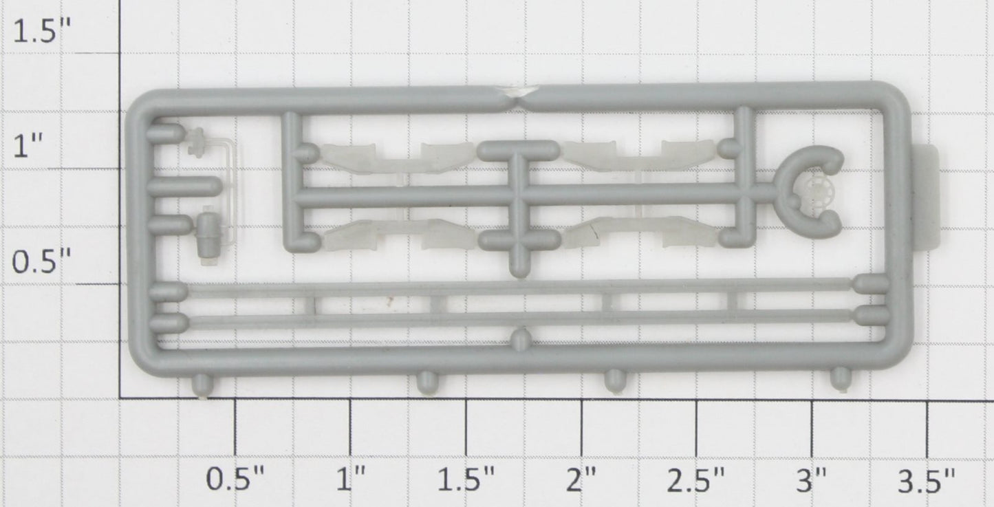 Athearn 105802 Unpainted N Scale Gray Boxcar Trim Kit