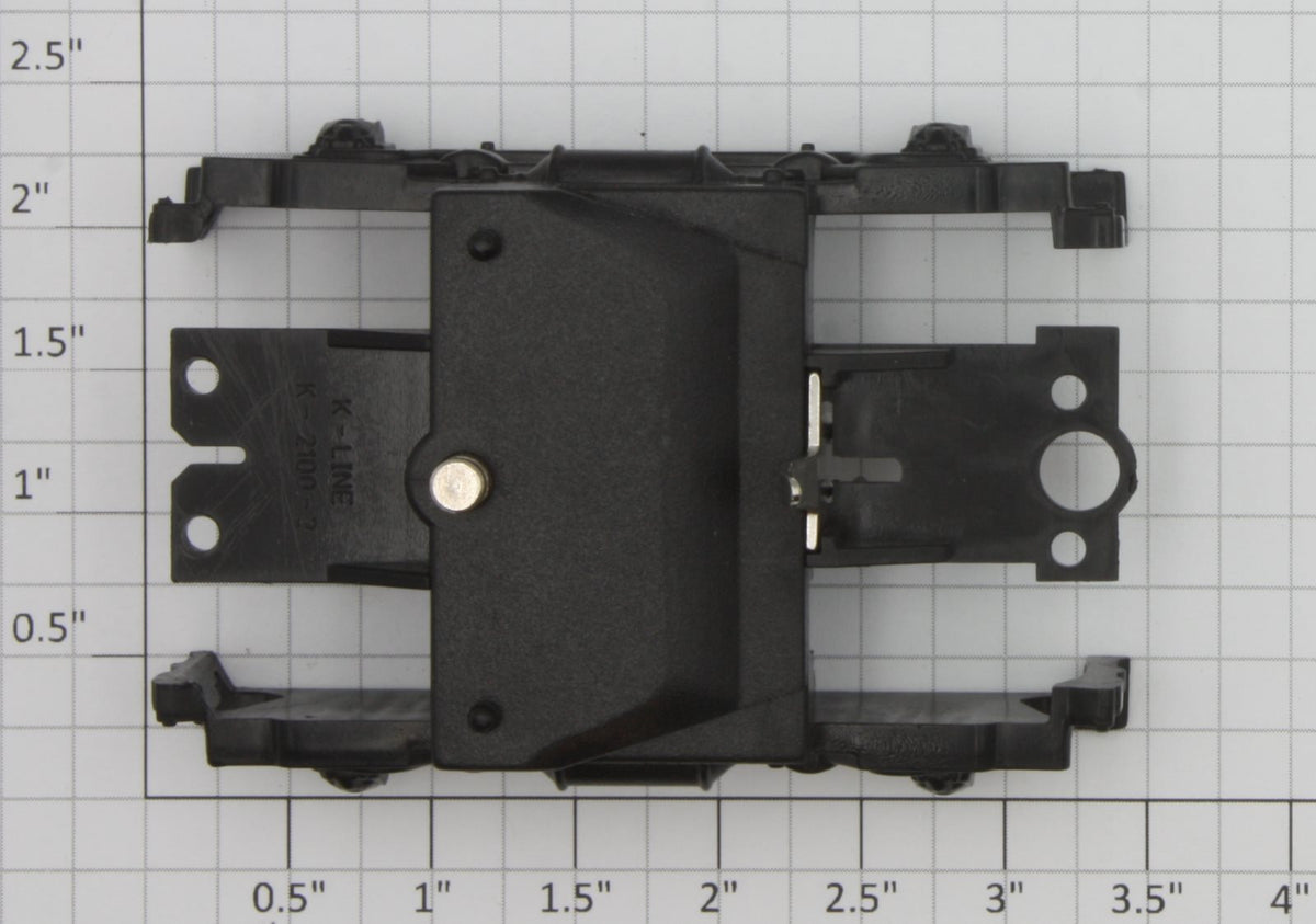 K-Line K2100-03 Black Alco Plastic Truck Frame with Stud & Guide